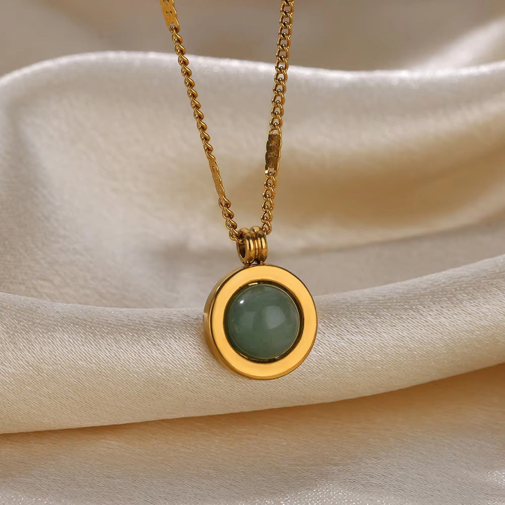Gold Charm Pendant Necklace Collection – Sun, Coin, Floral & Stone Minimalist Layered Necklaces for Women