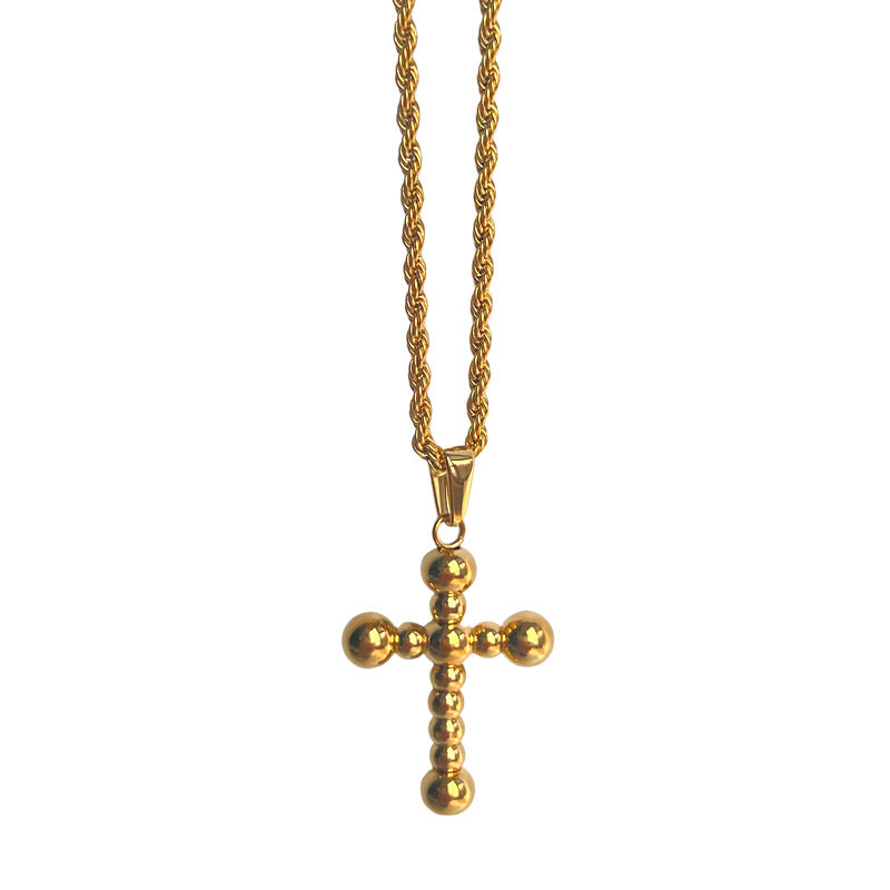 Gold Charm Pendant Necklace Collection – Cross, Coin, Sun & Vintage Symbol Layered Necklaces for Women